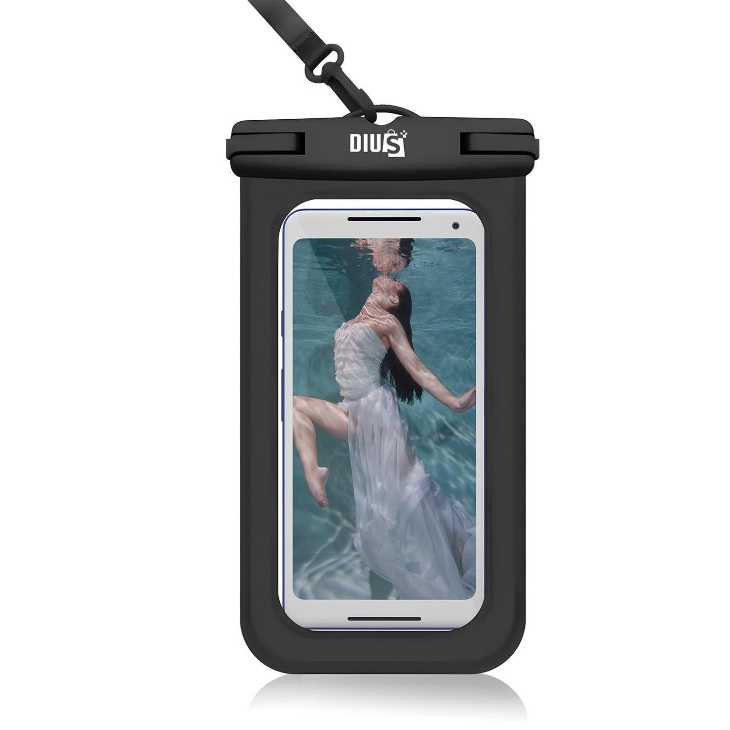 Waterproof Phone Case for iPhone 15 14 13 12 Pro Max XS Samsung PVC Black