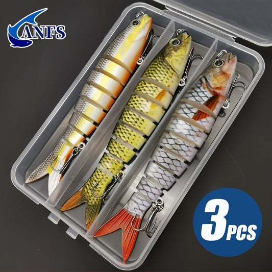 3pcs Eight Segment Fishing Lure